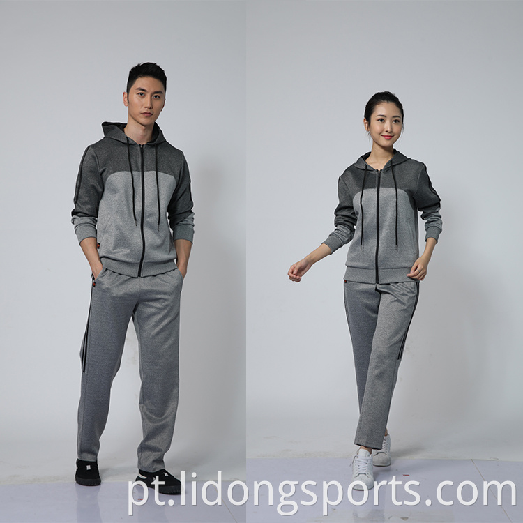 Lidong Chinese Factory Factory Causal Cotton Tracksuit para homens